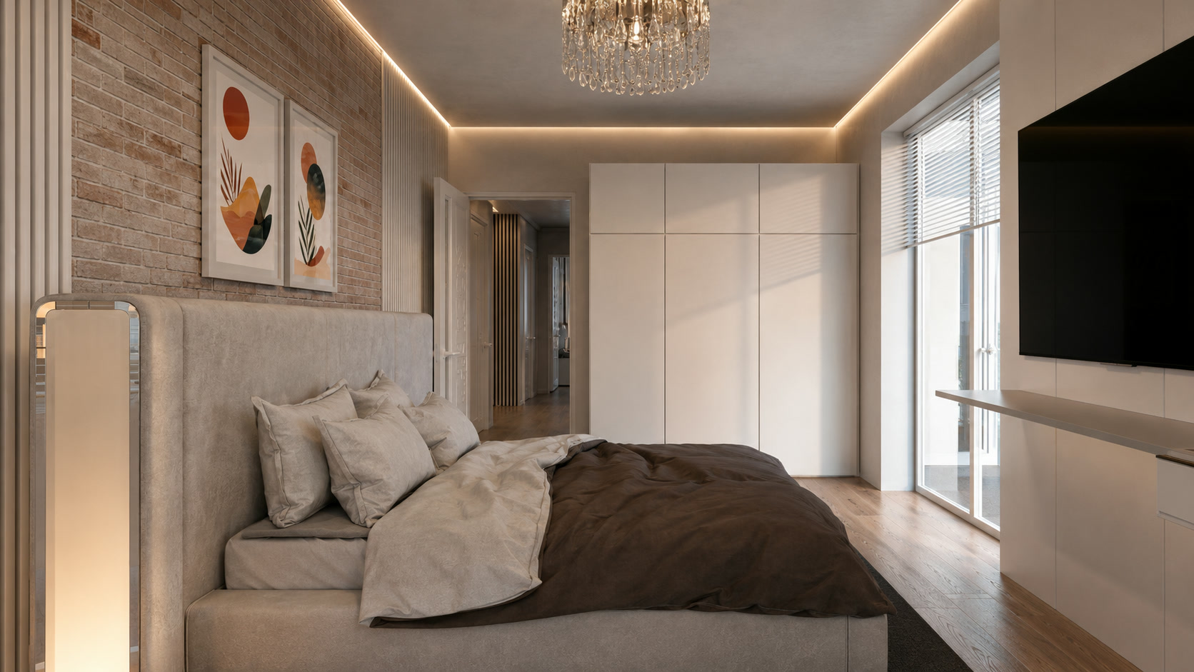 Apartament A3 - dormitor 1 The Icon Mamaia Nord