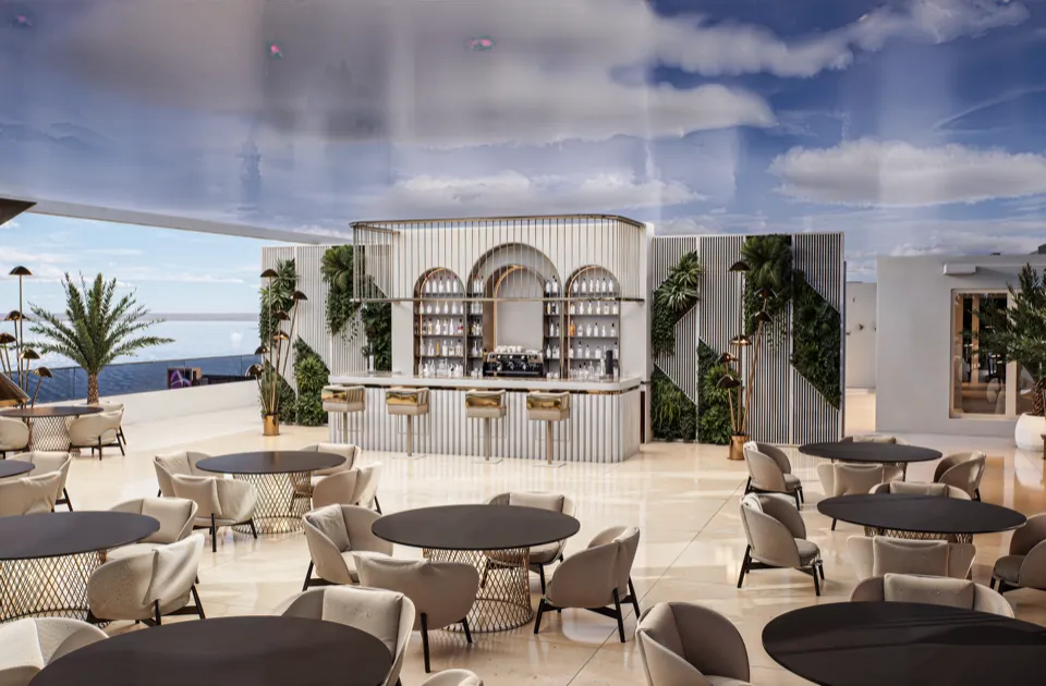 Dining la înălțime Skybar The Icon