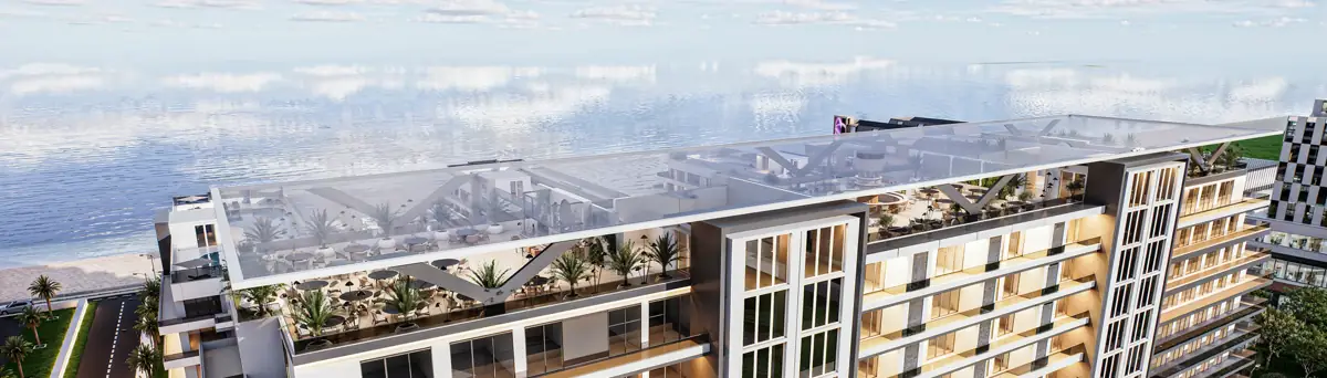 Randare a ansamblului The Icon Mamaia Nord, asociată etajului selectat