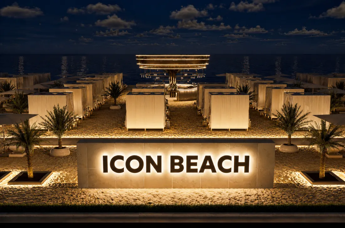 The Icon Mamaia Nord, plaja privata si zona ICON BEACH, randare exterioara Unreal Engine 25