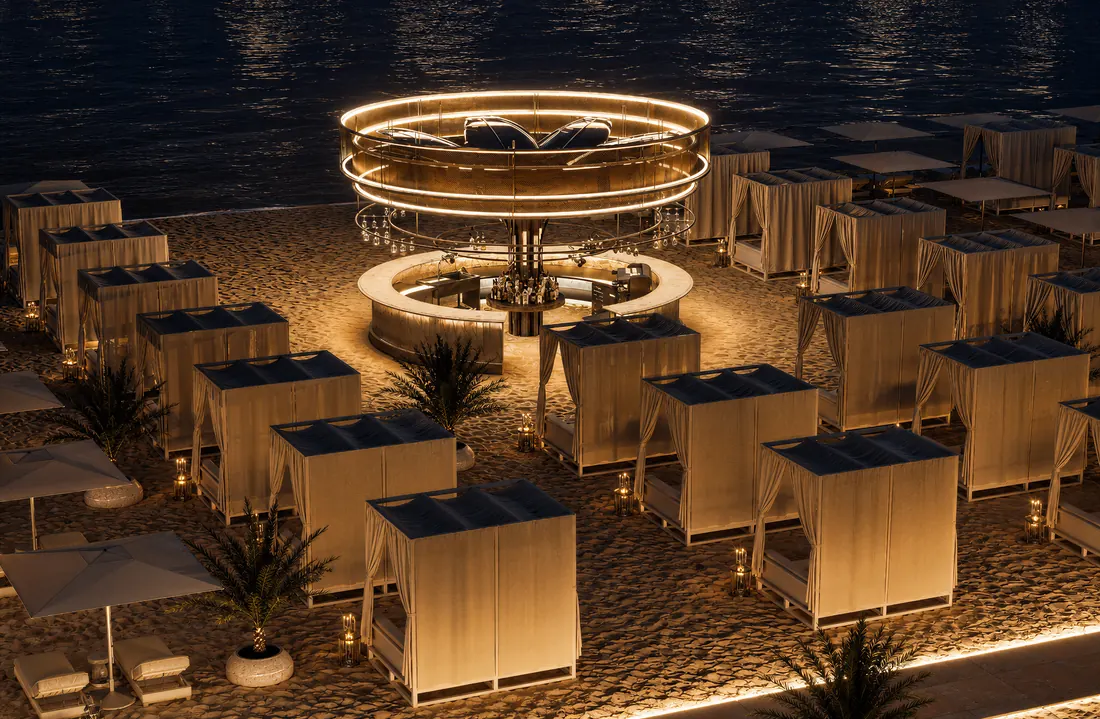 The Icon Mamaia Nord, plaja privata si zona ICON BEACH, randare exterioara Unreal Engine 34