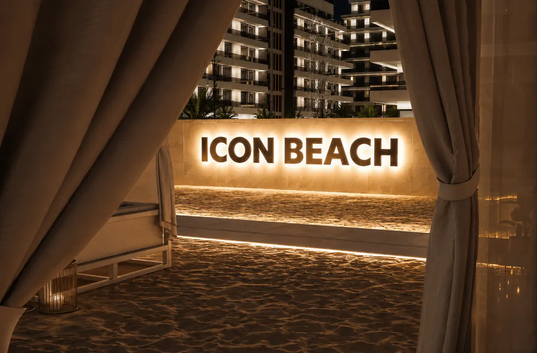 The Icon Mamaia Nord, plaja privata si zona ICON BEACH, randare exterioara Unreal Engine 35
