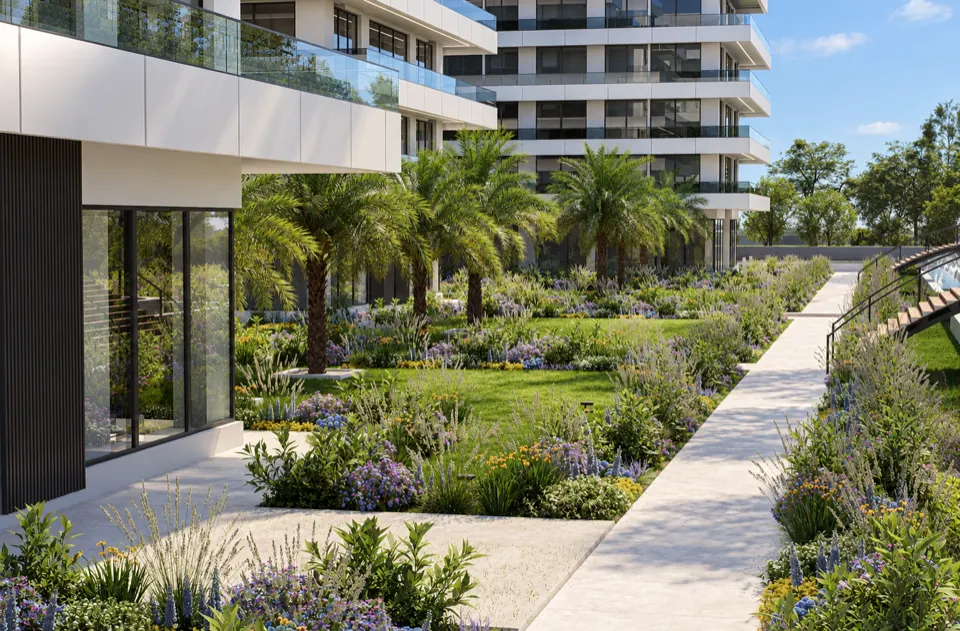 The Icon Mamaia Nord, complex rezidential de lux pe malul marii, randare zi perspectiva 01