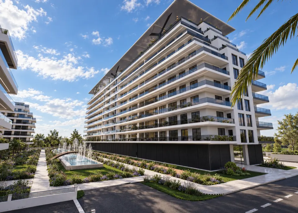 The Icon Mamaia Nord, complex rezidential de lux pe malul marii, randare zi perspectiva 09