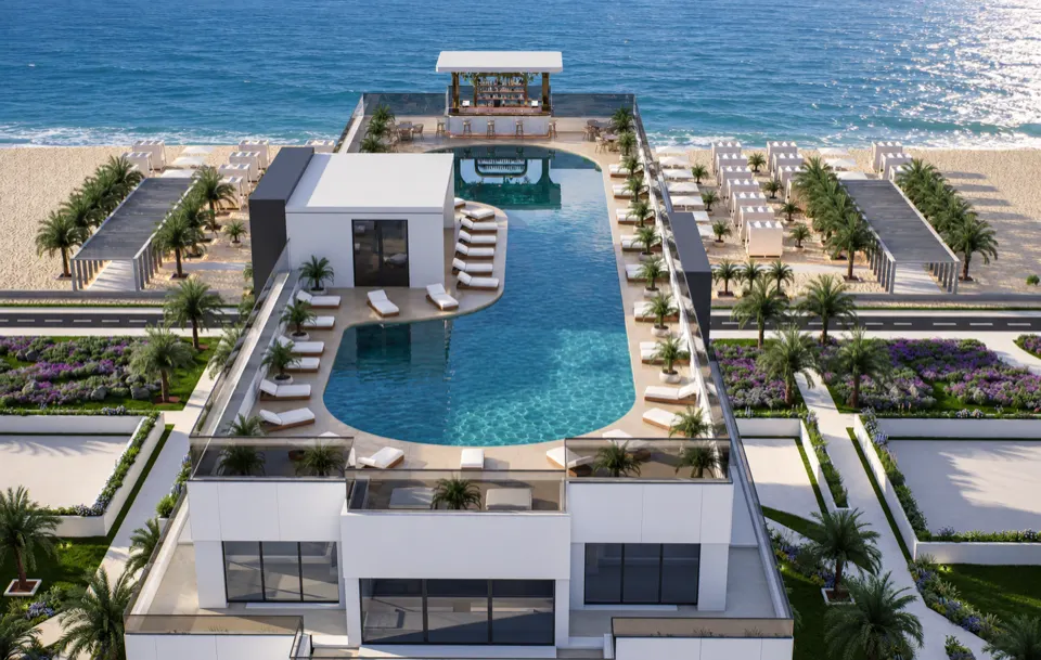 The Icon Mamaia Nord, complex rezidential de lux pe malul marii, randare zi perspectiva 38