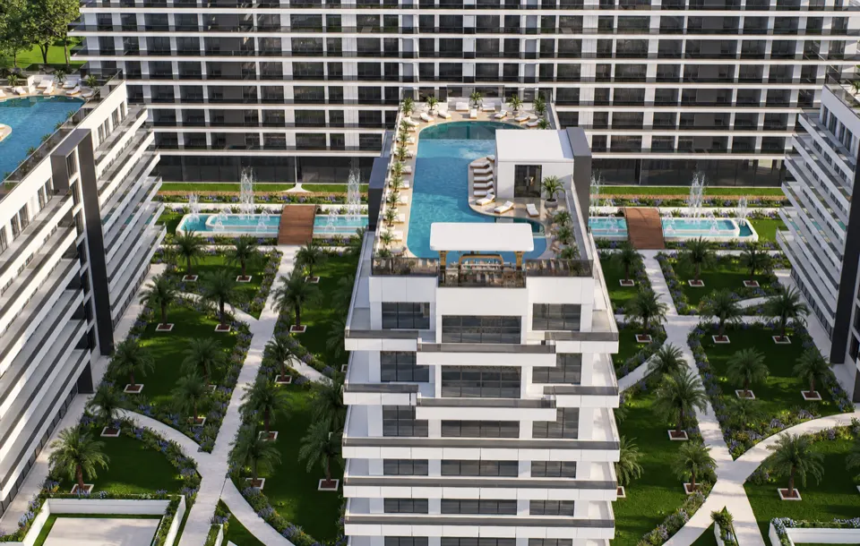 The Icon Mamaia Nord, complex rezidential de lux pe malul marii, randare zi perspectiva 39