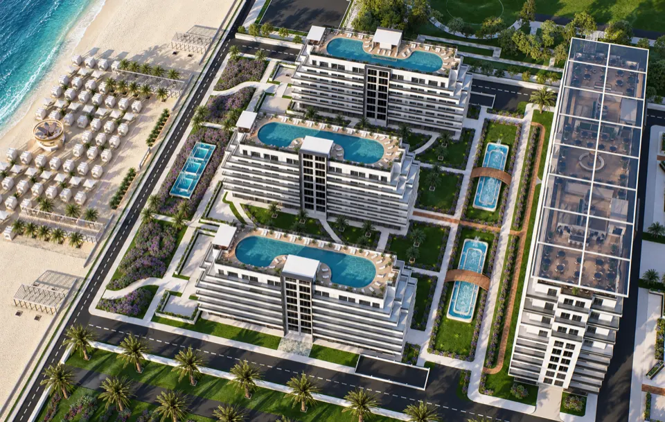 The Icon Mamaia Nord, complex rezidential de lux pe malul marii, randare zi perspectiva 41