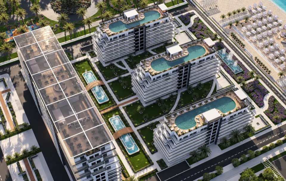 The Icon Mamaia Nord, complex rezidential de lux pe malul marii, randare zi perspectiva 42